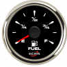 indicatore livello carburante universale 0-190/240-33 Ohm BLACK CHROME