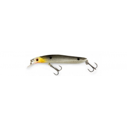 pesce TOTAL MINNOW 10cm 8gr SILVER BLACK DOTS floating