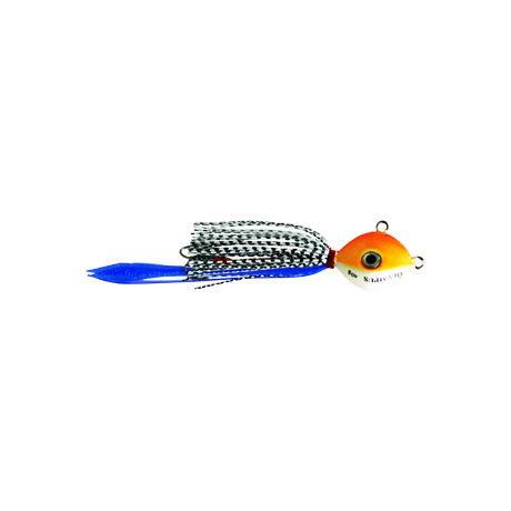 zzartificiale KABURA col.01 (testa bianco/arancio - paglietta azzurra) 100gr