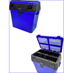 cassetta pesca panchetto SEAT BOX BLUE mis 38x24 h38cm