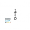 bottone maschio LOXX/TENAX con vite e dado